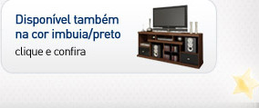 RACK MEGA 75X170X45 IMBUIA/PRETO 