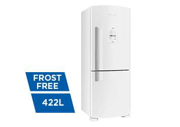 Geladeira / Refrigerador Brastemp Inverse, Frost Free, 422L, Duplex, Branca - BRE50NB