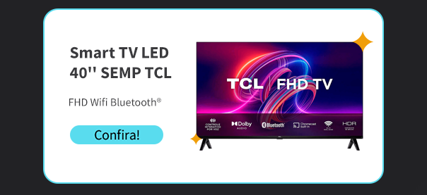 Smart TV LED 40'' SEMP TCL FHD Wifi Bluetooth®