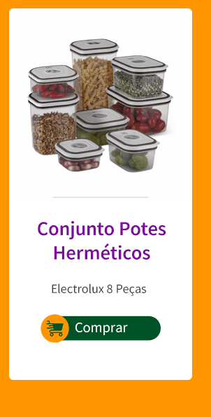 Conjunto Potes Herméticos da Electrolux 8 Peças