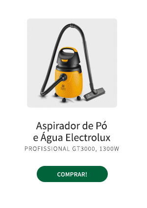 Aspirador de Pó e Água Electrolux Profissional GT3000, 1300W - GT30N